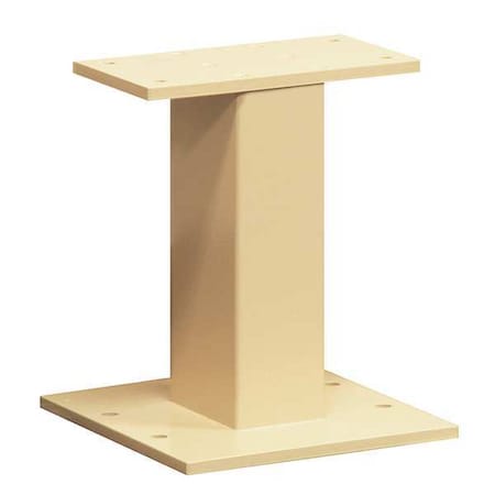 Pedestal, Beige, Powder Coated, 13 Doors, 16 Doors MPN:3385SAN