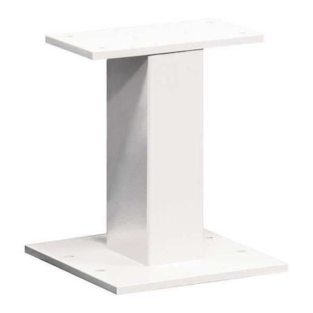 Standard Pedestal, White, Powder Coated, Bolt, 3, 4 MPN:3385WHT