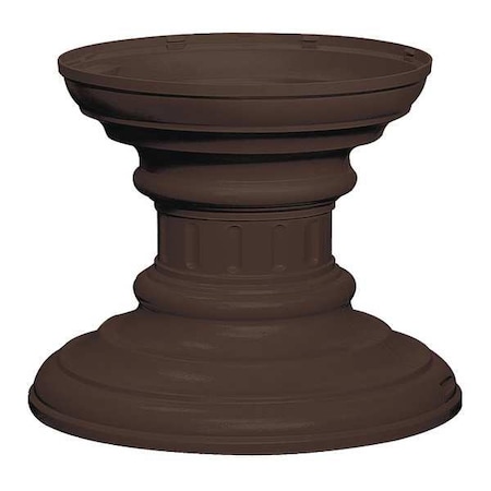 Pedestal, Bronze, Powder Coated, In Ground, Decorative MPN:3386BRZ