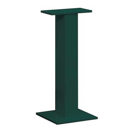 Standard Pedestal, Green, Powder Coated, Bolt, 1, 2 MPN:3395GRN
