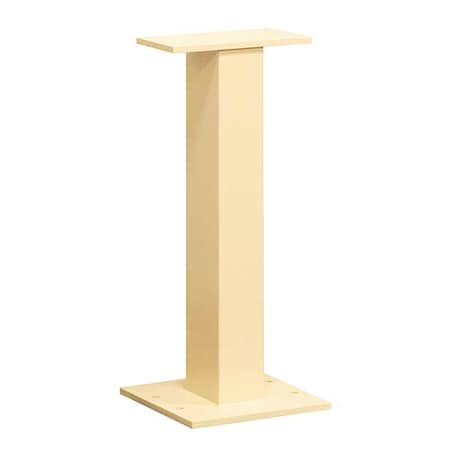 Pedestal, Beige, Powder Coated, 12 Doors, 8 Doors MPN:3395SAN