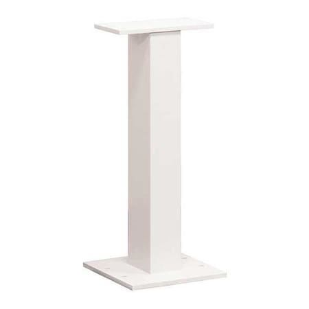 Standard Pedestal, White, Powder Coated, Bolt, 1, 2 MPN:3395WHT