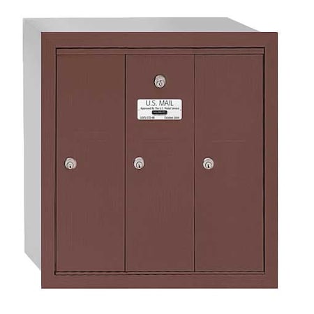 Mailbox, 25 lb, Recessed, - MPN:3503ZRU