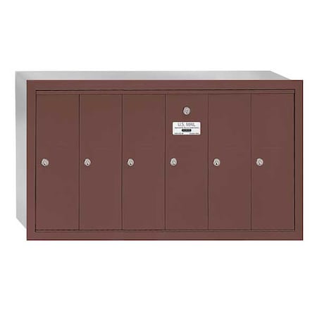 Mailbox, 40 lb, Recessed, - MPN:3506ZRU