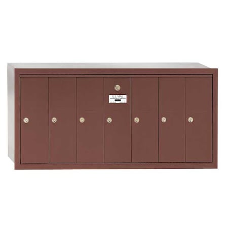 Mailbox, 45 lb, Recessed, - MPN:3507ZRU