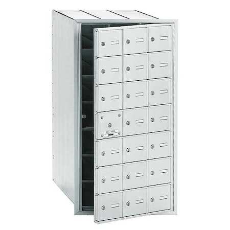 Mailbox, 70 lb, Recessed, 4B, Horizontal MPN:3621AFU