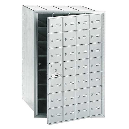 Mailbox, 85 lb, Recessed, 4B, Horizontal MPN:3628AFU