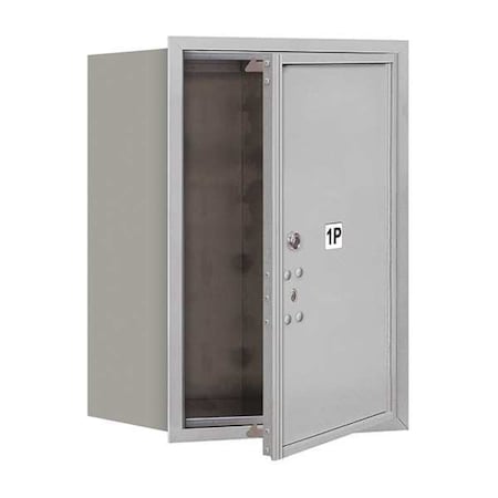 Mailbox, Aluminum, Powder Coated, 1 Doors, Recessed, USPS MPN:3706S-1PAFU