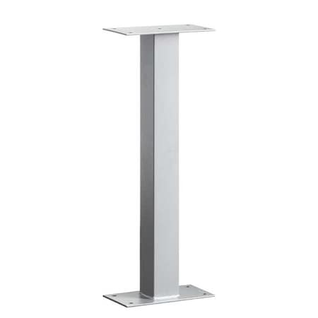 Pedestal, Gray, Powder Coated, Bolt, Mail Chest MPN:4365SLV