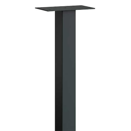 Pedestal, Black, Powder Coated, In Ground, Mail Chest MPN:4385BLK