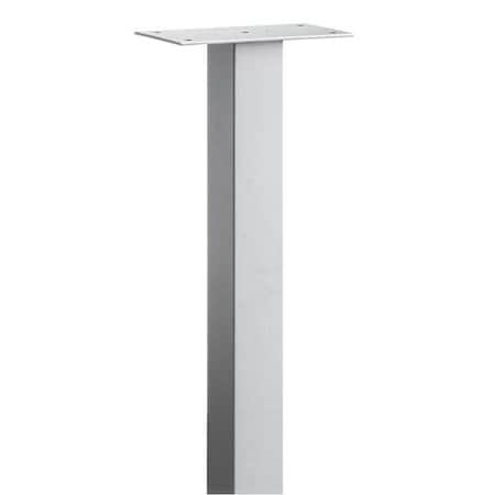 Pedestal, Gray, Powder Coated, In Ground, Mail Chest MPN:4385SLV