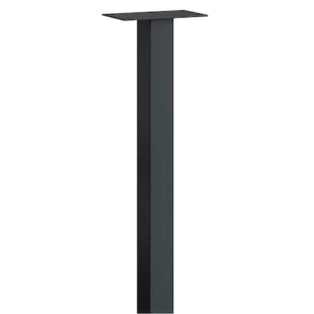 Post, Black, Powder Coated, In Ground, - MPN:4895BLK