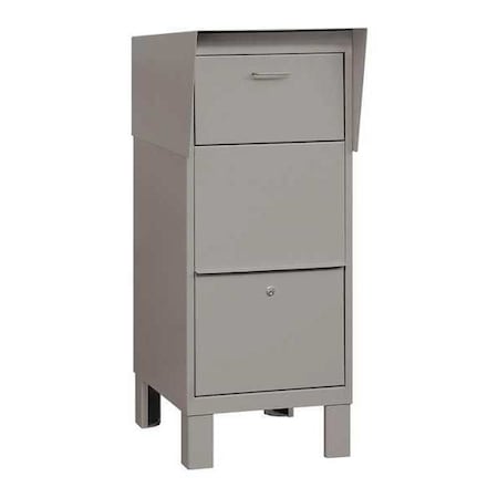 Courier Box, Primer, Powder Coated, 1 Doors, Free Standing, Private MPN:4975PRM