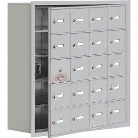 Salsbury 5-Tier 20 Door Locker w/ Recessed Keyed Locks 30-1/2
