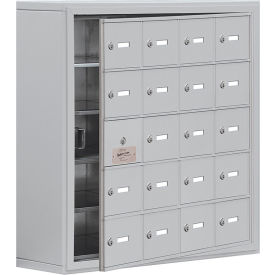 Salsbury 5-Tier 20 Door Welded Phone Locker w/ Keyed Locks 30-1/2