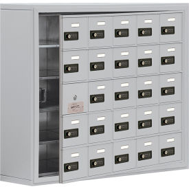 Salsbury 5-Tier 25 Door Welded Cell Phone Locker w/ Combo Locks 37
