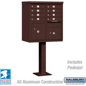 Cluster Box Unit 8 A Size Doors Type I Bronze USPS Access 3308BRZ-U