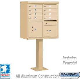 Cluster Box Unit 8 A Size Doors Type I Sandstone USPS Access 3308SAN-U