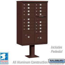 Cluster Box Unit 16 A Size Doors Type III Bronze USPS Access 3316BRZ-U
