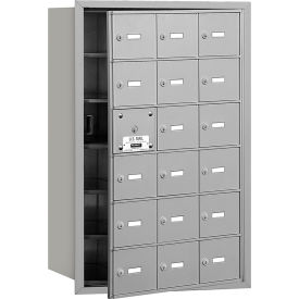 4B+ Horizontal Mailbox 18 A Doors (17 usable) Front Loading Aluminum USPS Access 3618AFU