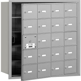 4B+ Horizontal Mailbox 20 A Doors (19 usable) Front Loading Aluminum USPS Access 3620AFU