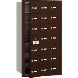 4B+ Horizontal Mailbox 21 A Doors (20 usable) Front Loading Bronze USPS Access 3621ZFU