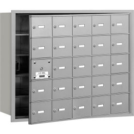 4B+ Horizontal Mailbox 25 A Doors (24 usable) Front Loading Aluminum USPS Access 3625AFU