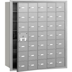 4B+ Horizontal Mailbox 35 A Doors (34 usable) Front Loading Aluminum USPS Access 3635AFU