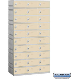 Salsbury 10-Tier 30 Door Plastic Locker 38-1/4