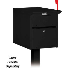 Locking Security Mailbox 4350BLK - Black USPS Approved 4350BLK