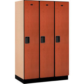 Salsbury 1-Tier 3 Door Extra Wide Wood Locker 45