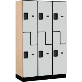 Salsbury Z-Style 2-Tier 6 Door Extra Wide Locker 45