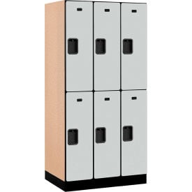 Salsbury 2-Tier 6 Door Designer Wood Locker 36