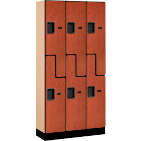 Salsbury Z-Style 6 Door Designer Wood Locker 36