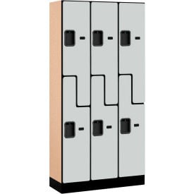 Salsbury Z-Style 6 Door Designer Wood Locker 36