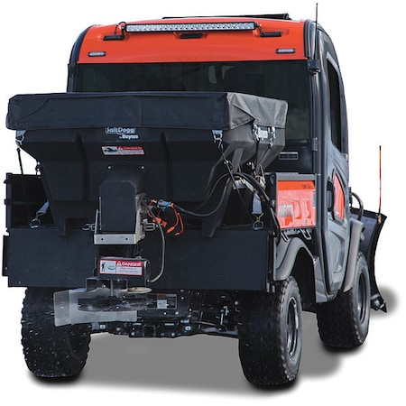 SHPE0570 Poly Hopper Spreader, 0.75 Cubic Yard, Electric, Black MPN:SHPE0750