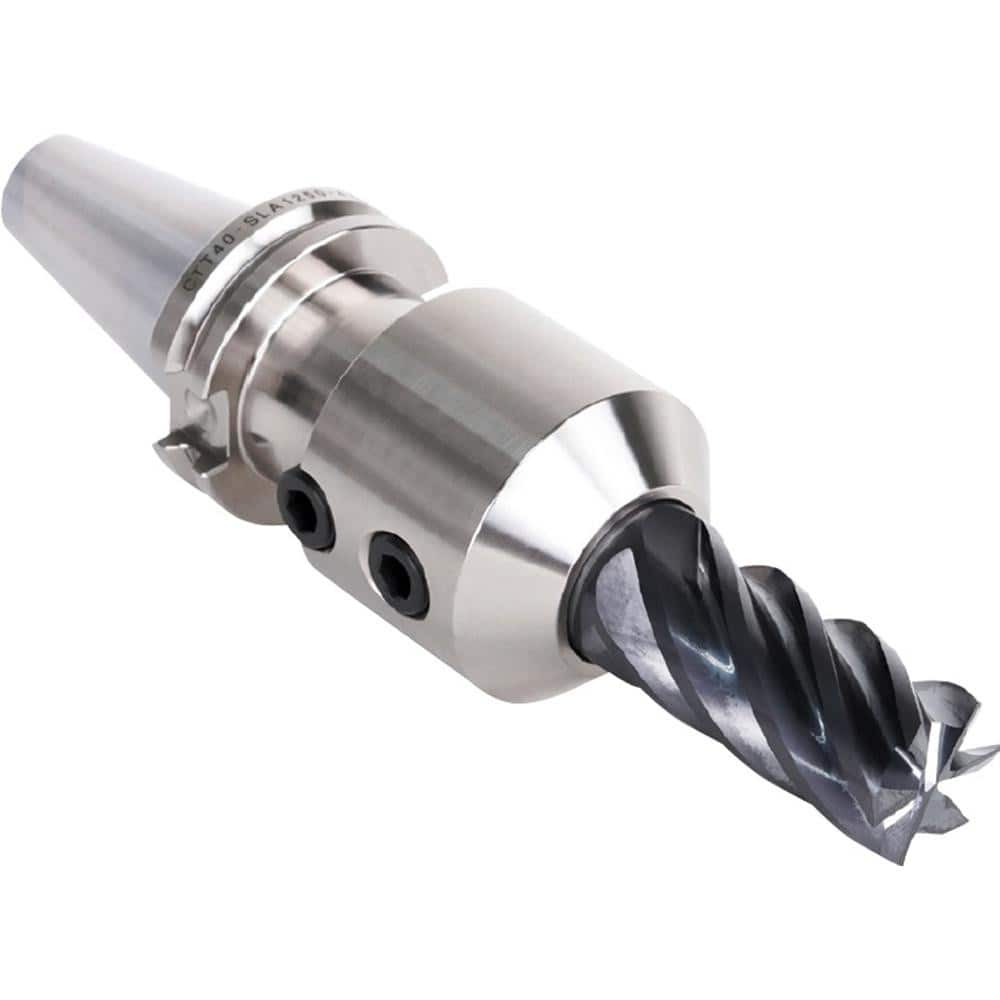 End Mill Holder: CAT40 Dual Contact Taper Shank, 1-1/2