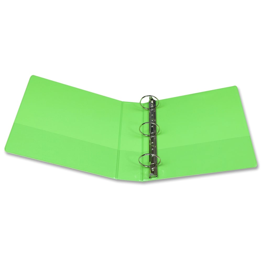 Samsill Presentation View 3-Ring Binder, 2in Round Rings, Lime, Pack Of 2 MPN:U86678