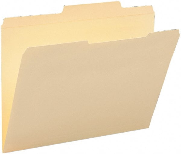 File Folders with Top Tab: Letter, Manila, 100/Pack MPN:SMD10376