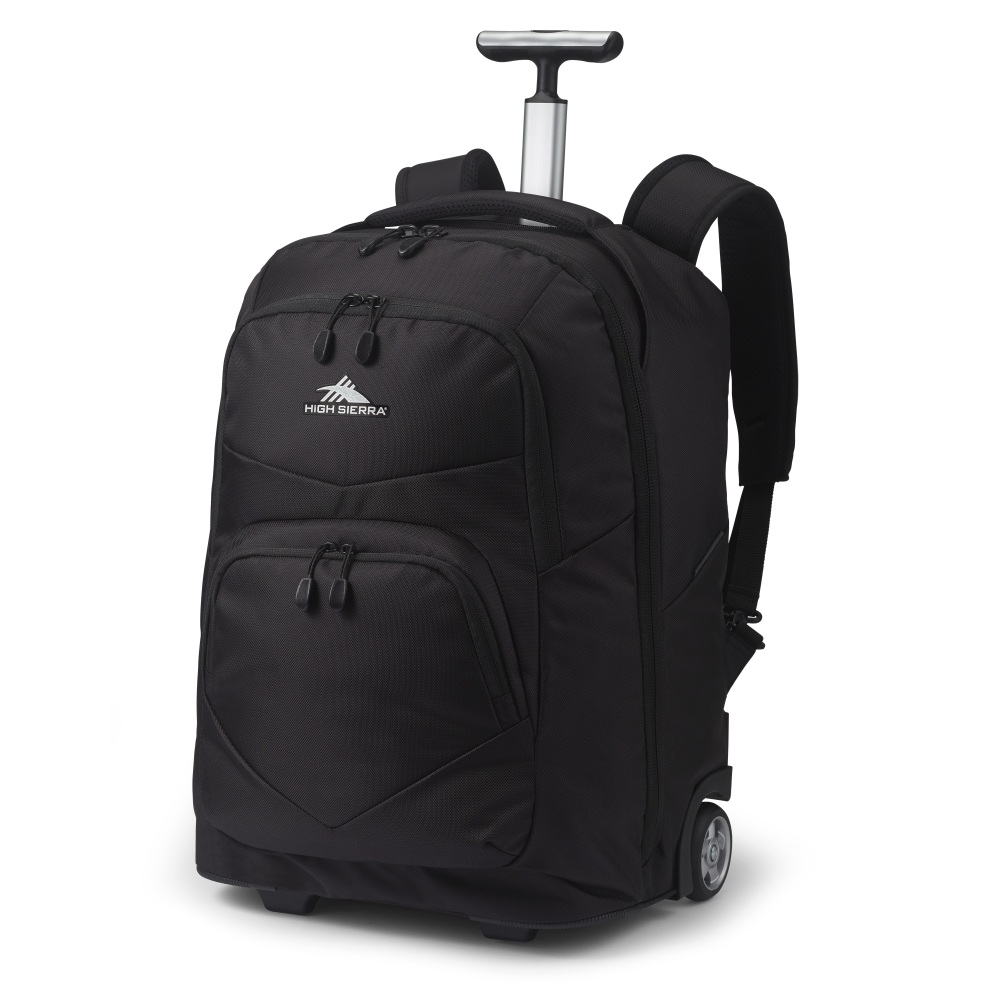 High Sierra Freewheel Backpack With 15.6in Laptop Pocket, Black MPN:138584-1041