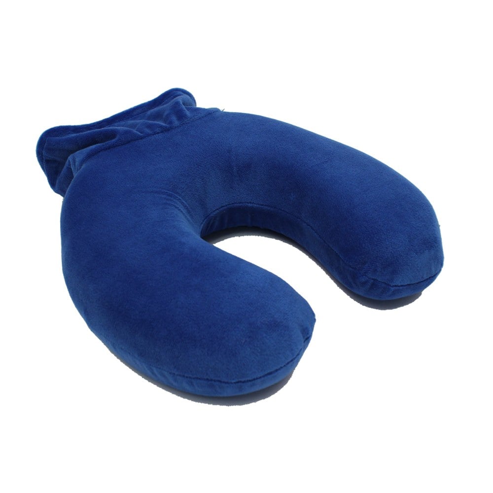 Samsonite Travel Pillow, Memory Foam, With Pouch, 10inH x 10inW x 3inD, Blue (Min Order Qty 3) MPN:104820-1090
