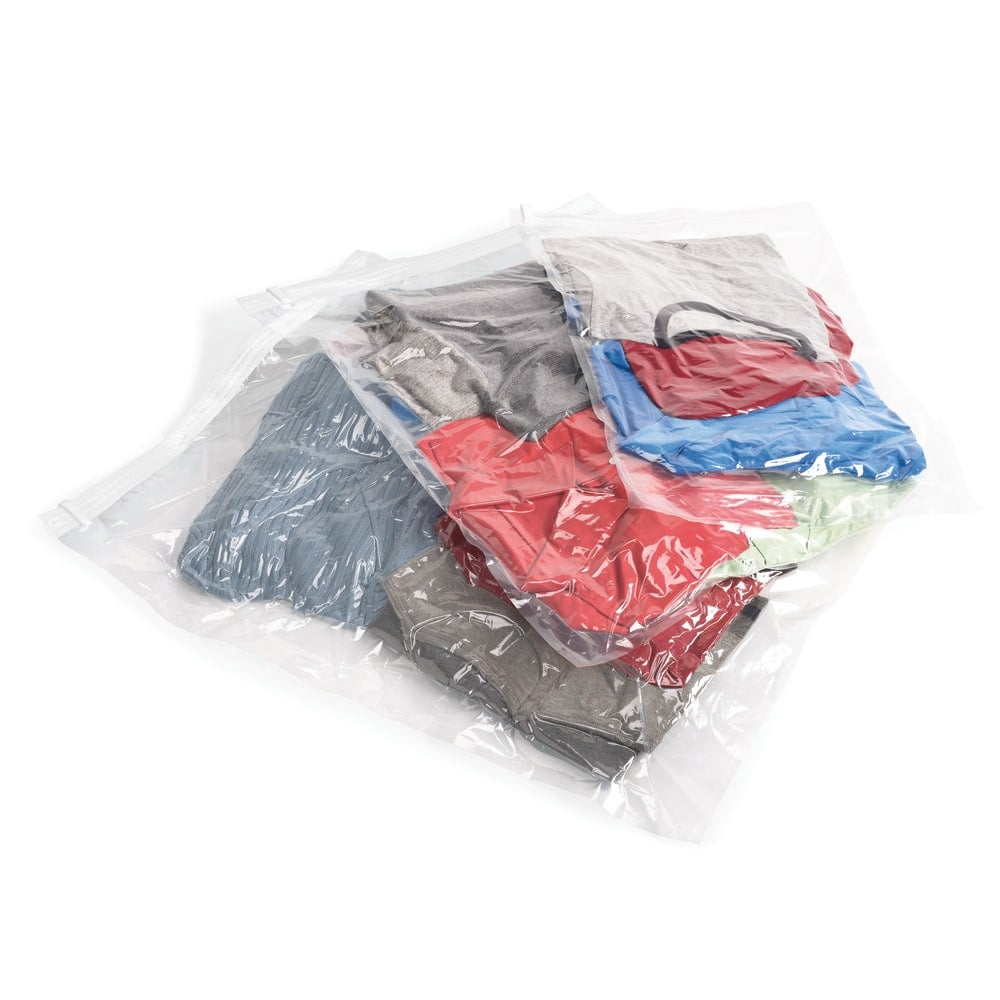 Samsonite Compression Bag Kit, 3 Pieces, 27 1/2inH x 19 1/2inW x 1/2inD, Clear MPN:51715-1212