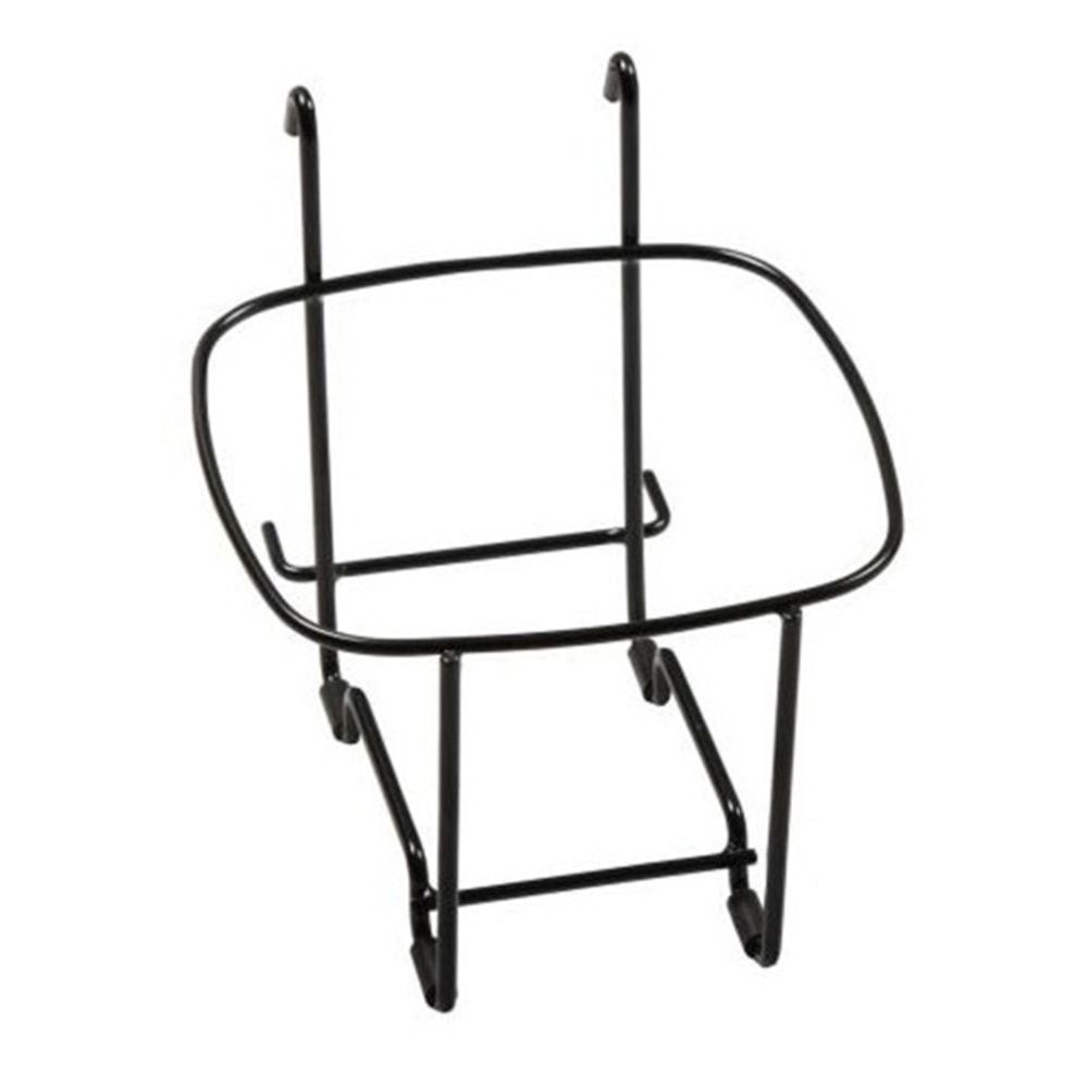 San Jamar Kleen Pail Floor/Wall Stand, 6 Qt, 9inH x 8-3/4inW x 9-3/4inD, Black MPN:KPS196WM
