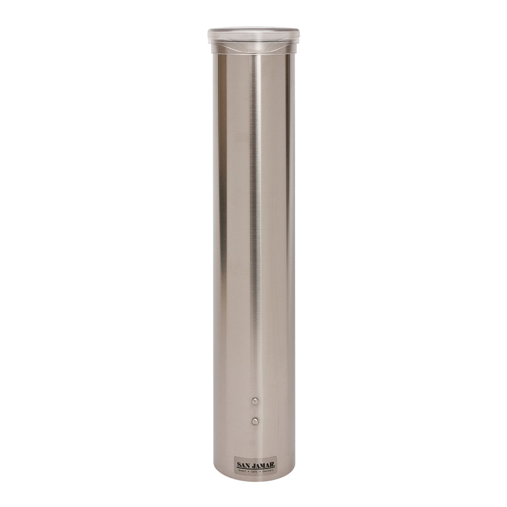 San Jamar Small Pull-Type Water Cup Dispenser MPN:C4150SS
