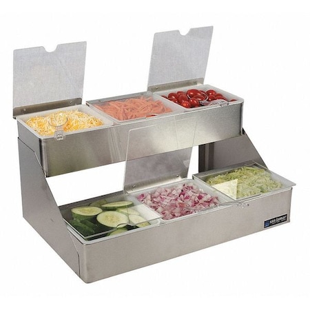 Condiment Bin, Two Tier, 6-1 qt. MPN:B4706INL