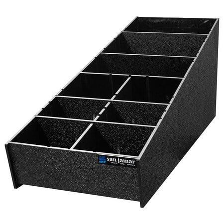 Condiment Organizer, 9 1/2 in H, Black MPN:L2900