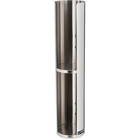 Lid Dispenser, Silver, Wall-Mount MPN:L3502