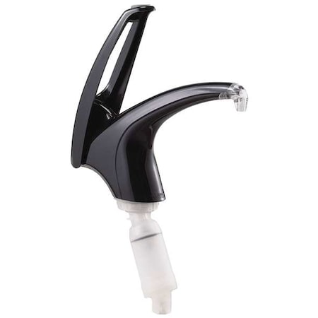 Condiment Pump, 2 3/4 in H, Plastic MPN:P4000BK