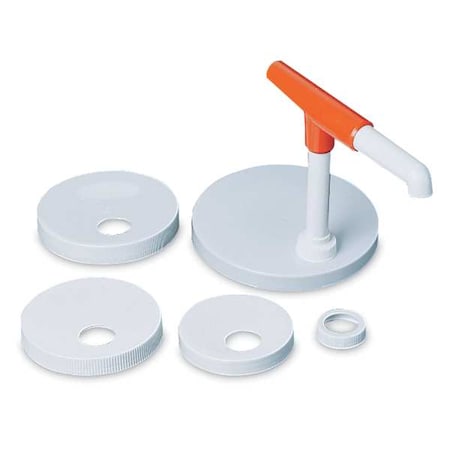 Condiment Pump, 1 3/4x8x11 1/2, White MPN:P7410
