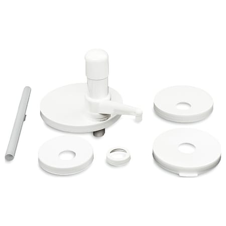 Pump and Lid Kit, 2 3/4 in H, Plastic MPN:P7510